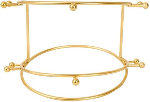 Teensery Metal Crown Display Stand 2 Layer Headband Hairband Holder Tiara Display Rack Jewelry Storage Holder Headwear Hair Accessory Organizer for Home or Store Usage, 1 Piece in Saudi Arabia