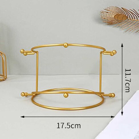 Teensery Metal Crown Display Stand 2 Layer Headband Hairband Holder Tiara Display Rack Jewelry Storage Holder Headwear Hair Accessory Organizer for Home or Store Usage, 1 Piece in Saudi Arabia