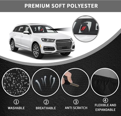 قطعتان من غطاء مسند رأس السيارة من البوليستر الناعم، أغطية مسند رأس أنيقة للسيارات كحماية وتزيين لمساند الرأس، غطاء مسند رأس عالمي لملحقات السيارة الداخلية in Kuwait