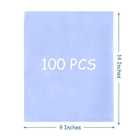 Plastic Shrink Wrap Bags for Soaps Shoes Gift Baskets – Clear Heat Shrink Wrap Bags for Bath Bombs CD Books Candles Heat Shrink Packaging by Mandala Crafts 500 PCs 6 X 6 Inches in Kuwait