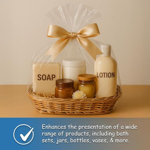 Plastic Shrink Wrap Bags for Soaps Shoes Gift Baskets – Clear Heat Shrink Wrap Bags for Bath Bombs CD Books Candles Heat Shrink Packaging by Mandala Crafts 500 PCs 6 X 6 Inches in Kuwait