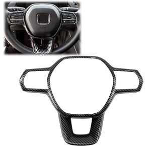 for Honda 11th Gen Civic 2022 2023 2024 2025 2026 for Honda Accord CRV CR-V HRV HR-V 2023 2024 2025 2026 Car Interior Steering Wheel Cover Trim Frame Accessories (Red) in Kuwait