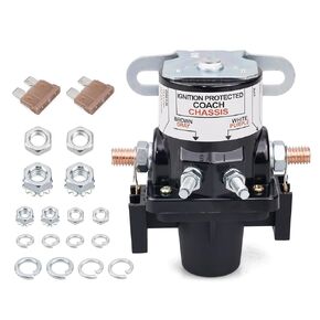 0100055000 Battery Disconnect Relay - 12V 100A Latching Solenoid Plug-in Replacement for Intellitec 01-00055-000, RV Marine Automotive Battery Cut Off Switch in Kuwait