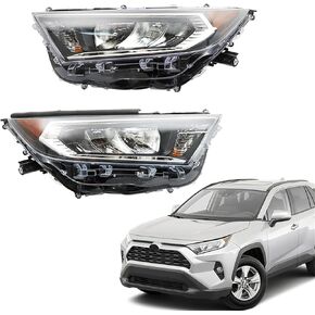 munirater 1 Pair Headlights Replacement for Rav 4 LE XLE 2019 2020 2021 2022 Headlamp Assembly Driver and Passenger Side 811100R140 | 811500R140 in Kuwait