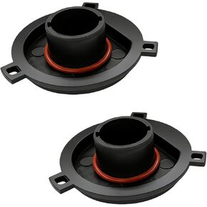 2PCS H4 LED Light Adapter Base Headlight Bulb Sockets Retainers Holder, LED Headlight Adapter H4 Light Bulb Bracket Holder, Nylon Blade Fixed Mount Bulbs Sockets Universal Car Accessory(Black) in Kuwait