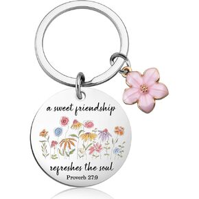 Friendship Gifts for Women Christian Friendship Gifts for Women Best Friend Gift for Women Girls Bestie Friendship Keychain Inspirational Birthday Christmas Easter Gift Ideas Bible Verse Accessories in Kuwait