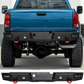 Vijay Rear Bumper Fits 2019-2026 RAM 2500/3500 with Lights and D-rings in Kuwait