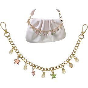Sea Star Shell Bag Charms for Handbags, Purse Charms,Bag Charm Chain,Purse Keychain, keychains for women in Kuwait