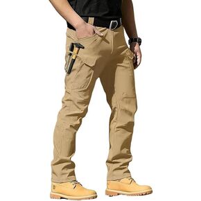 Cargo Pants for Men Ripstop Hiking Work Pants Multi Pockets Lightweight Outdoor Tactical Pants in Kuwait