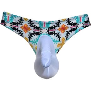 Men's Sexy Plus Size Ice Silk and Lace High Elastic Low Rise Panties Bikini Briefs Underwear with Sheath in Saudi Arabia