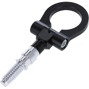 Payanwin Universal Racing Towing Car Tow Hook for B-mw 1 3 5 Series E39 E70 E71 E81 E82 E88 E90 E91 E92 E93، سيارة حلقة مقطورة من الألومنيوم التلقائي (أسود) in Kuwait