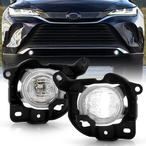 KEEKPO - For 2021 2022 2023 2024 Toyota Venza LED Bumper Fog Lights Driving Lamps w/Switch Pair Replacement Left+Right in Saudi Arabia
