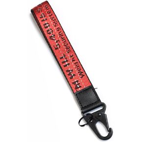 Car Key Lanyard, Fashion Embroidery Wristlet Strap Car Keys Keychain, Fabric Keychain, Universal Keys Accessories in Kuwait