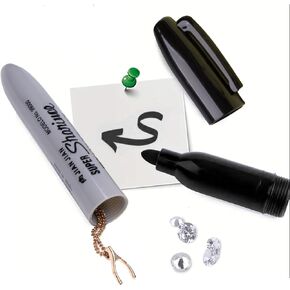 Fake Pen Diversion Safe Marker - Realistic Pen Diversion Safe - Hidden Secret Compartment Decoy Permanent Marker - Hide And Store Money Waterproof Storage Cash Holder Container Lock in Saudi Arabia