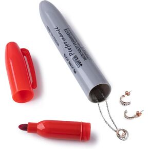قلم تحويل مزيف من BarGifts آمن - مقصورة سرية مخفية آمنة، قلم تحديد واقعي يخفي العناصر الصغيرة ويحافظ على الأشياء الثمينة الخاصة بك سرًا، أحمر (عبوة واحدة) in Kuwait