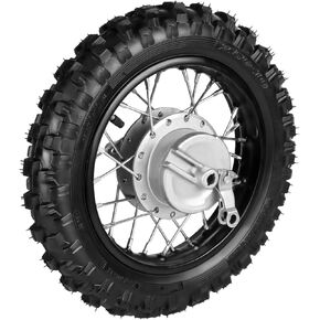 حافة عجلة خلفية مقاس 10 بوصة، إطار عجلة خلفية مقاس 2.50-10 بوصة لدراجة Coolster 50cc 70cc 110cc الترابية، أقصى سعة تحميل - 255 رطل، إطار خلفي متين للدراجات الترابية 50CC-110CC، استبدال مباشر in Kuwait