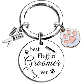 Ikacvb Dog Groomer Keychain Best Groomer Gifts For Women Mothers Day Gifts For Pet Dog Groomers Woman Birthday Christmas Stuff in Kuwait