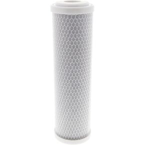 Tier1 25 Micron 10 Inch x 2.5 Inch | Whole House Radial Flow Granular Activated Carbon Block Water Filter Replacement Cartridge | Compatible with Pentek RFC-93, SDP-2510, Home Water Filter in Kuwait