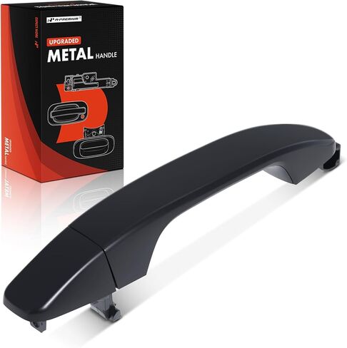 A-Premium Upgraded Metal Exterior Door Handle Compatible with Chevrolet Colorado 2015-2022 Crew Cab, Primed Black, Rear Driver or Passenger Side in Saudi Arabia