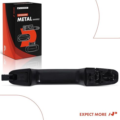 A-Premium Upgraded Metal Exterior Door Handle Compatible with Chevrolet Colorado 2015-2022 Crew Cab, Primed Black, Rear Driver or Passenger Side in Saudi Arabia