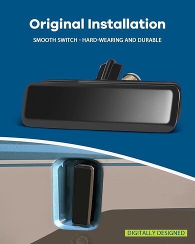 LUJUNTEC Exterior Door Handles,Front Driver Left Passenger Right Side,Replacement for 1992-2005 for Chevrolet for Astro,2pcs Balck Handles Replace in Saudi Arabia