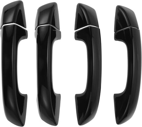 Motoforti Car Door Handle Cover Trim, Side Door Handle Cover, for VW Golf MK6 2009-2012, ABS Carbon Fiber Black 1 Set in Saudi Arabia