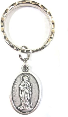 VPP St Matthew Medal Italy Key Ring Gift Box Prayer Card in Kuwait