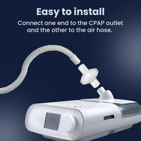 PAP MD Universal CPAP مرشح مضمّن للهواء النظيف وتحسين تجربة CPAP. ترشيح عالية الكفاءة للجزيئات والروائح. مناسبة لجميع آلات CPAP. 6 حزمة. in Saudi Arabia