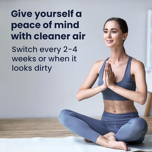 PAP MD Universal CPAP مرشح مضمّن للهواء النظيف وتحسين تجربة CPAP. ترشيح عالية الكفاءة للجزيئات والروائح. مناسبة لجميع آلات CPAP. 6 حزمة. in Saudi Arabia