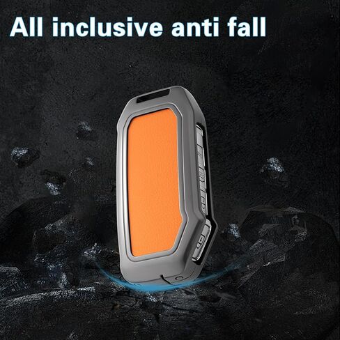 Key Fob Cover with Heavy-duty Keychain for Kia K5 Forte NIRO Sportage Soul Seltos Sorento Telluride (Orange) in Saudi Arabia