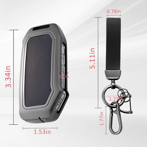 Key Fob Cover with Heavy-duty Keychain for Kia K5 Forte NIRO Sportage Soul Seltos Sorento Telluride (Orange) in Saudi Arabia