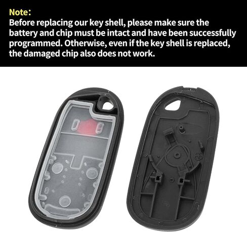 X AUTOHAUX Key Shell Case Keyless Entry Remote Key Fob Replacement Case for Acura TSX 2004-2008 for Acura TL 2002-2006 4 Buttons OUCG8D-387H-A in Saudi Arabia