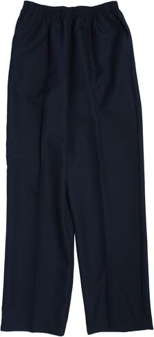 Alfred Dunner Women's Petite Polyester Pull-On Pants - Short Length, Navy, 8 Petite Short in Kuwait