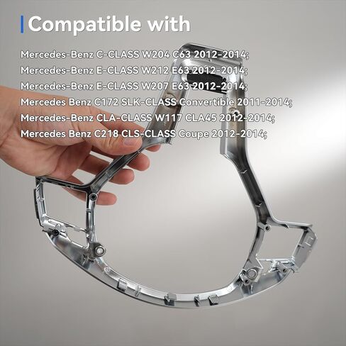 Steering Wheel Trim 0994640013 Compatible with Mercedes-Benz W204 W212 C E CLA 2012 2013 2014 AMG Style in Kuwait