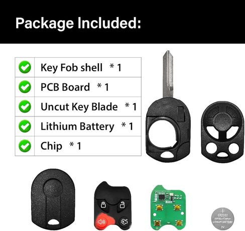 Replacement for 2009 2010 2011 2012 Ford Edge Escape Lincoln Navigator Zephyr Mazda Tribute Mercury Mariner Milan Key Fob Remote Control OUCD6000022 4 Buttons 315MHz in Saudi Arabia