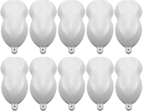 LAUCO Car Painting Additives Speed Shapes Display, Plastic Car Model for Window Tint, Painting, Wrapping, Sample Exhibition Display, Hydrodipping (10, White) in Kuwait