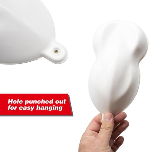 LAUCO Car Painting Additives Speed Shapes Display, Plastic Car Model for Window Tint, Painting, Wrapping, Sample Exhibition Display, Hydrodipping (10, White) in Kuwait