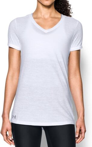 Under Armour Women's Performance Stadium T-Shirt Tee V-Neck Color Choices in Saudi Arabia