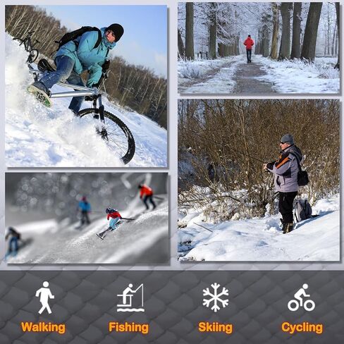 مجموعة من 4 قبعات شتوية للجنسين قبعات متماسكة دافئة للجري والتزلج وركوب الدراجات (قطعتان باللون الأسود + قطعتان باللون الرمادي الداكن) in Kuwait