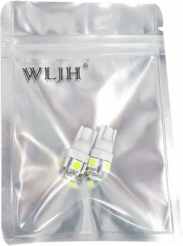 wljh t10 194 أدى ضوء للسيارات الداخلية ضوء أداة العنقودية أضواء قبة خريطة الباب مقياس المجاملة أضواء داش مؤشر المصابيح متعددة الأغراض 6 حزمة الأبيض in Saudi Arabia