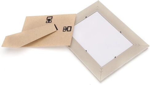 6x8 Inches Vintage Feel Rustic Picture Frame for Tabletop or Wall Hanging with Glass Front (6x8, White) in Kuwait