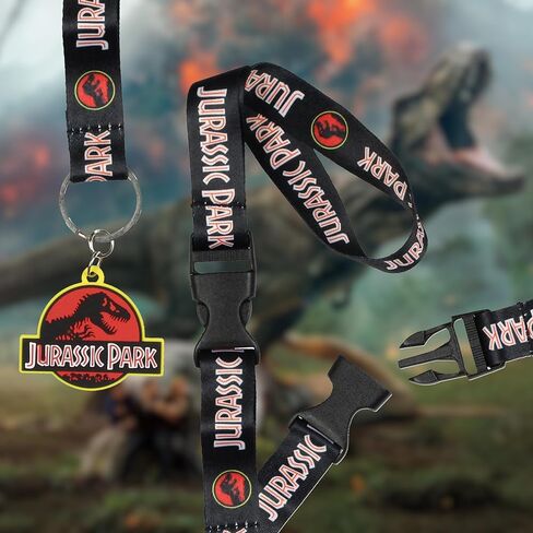 Bioworld Jurassic Par T Rex Wristlet Strap Lanyard For Keys | Hand and Wrist Lanyard For Wallet Keychain in Kuwait