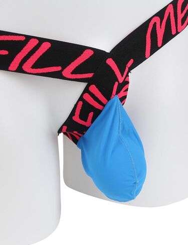 ohyeahlady Jock Strap for Men Low Rise Briefs Thong Underwear Breathable Athletic Supporters for Men Printed in Saudi Arabia