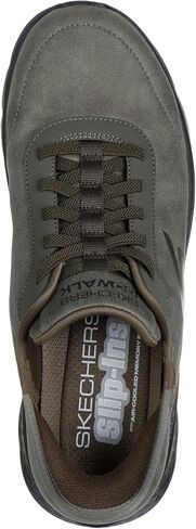 Skechers - Mens Go Walk Flex - Smooth Motion Slip On Shoes, Color Olive, Size: 12 M US in Saudi Arabia