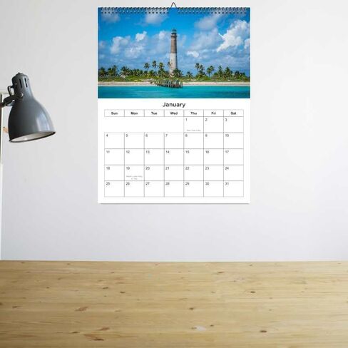 Dry Tortugas National Park 2026 Wall Calendar – Stunning Photography – 12-Month Nature Scenery – National Park Series – 8.5x11 Wire-O Hanging Planner in Saudi Arabia