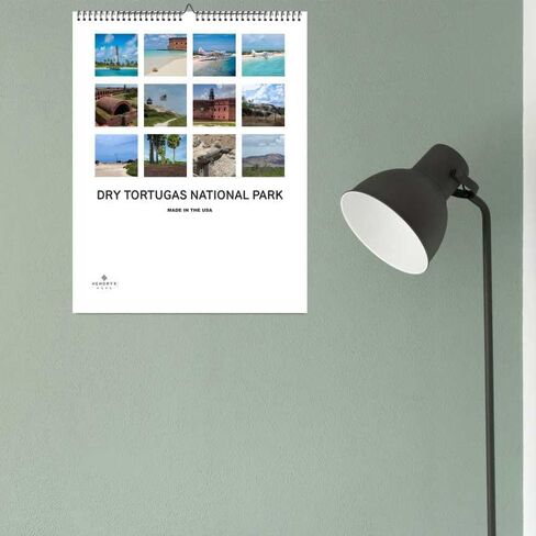 Dry Tortugas National Park 2026 Wall Calendar – Stunning Photography – 12-Month Nature Scenery – National Park Series – 8.5x11 Wire-O Hanging Planner in Saudi Arabia