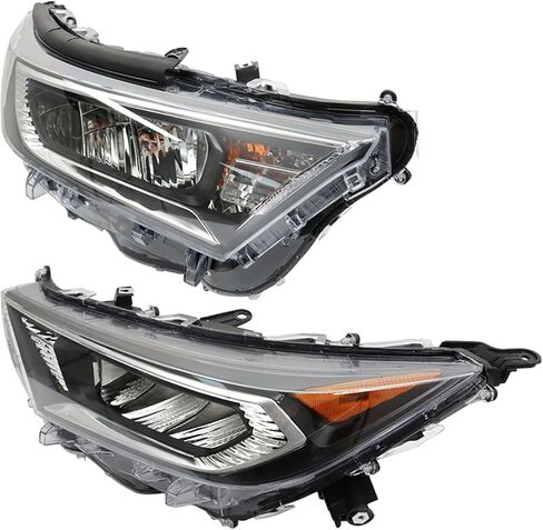 munirater 1 Pair Headlights Replacement for Rav 4 LE XLE 2019 2020 2021 2022 Headlamp Assembly Driver and Passenger Side 811100R140 | 811500R140 in Kuwait