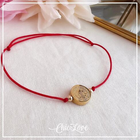 Saint Benedict Bracelet, Saint Benedict Medal Bracelet, Saint Benedict Medal, Saint Benedict, Brazalete San Benito, Handmade in Kuwait