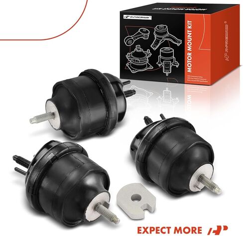 A-Premium 3PCS Engine Motor Mount and Transmission Mount Kit Compatible with Ford Five Hundred, Freestyle & Mercury Montego, 2005 2006 2007, 3.0L, Replace# 5F9Z6068A, 5F9Z6038BA in Saudi Arabia