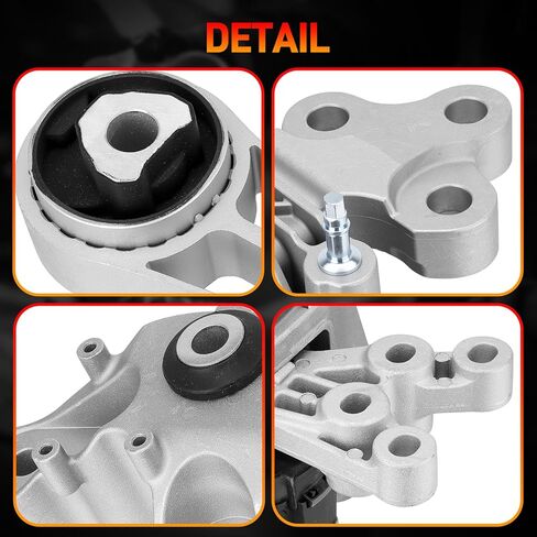 4PCS Engine Motor Mount and Transmission Mount Compatible with 2017-2024 Chrysler Pacifica 2020-2024 Chrysler Voyager, Replace 68224744AB, 68485537AA, 68224742AD, 68224742AC in Kuwait